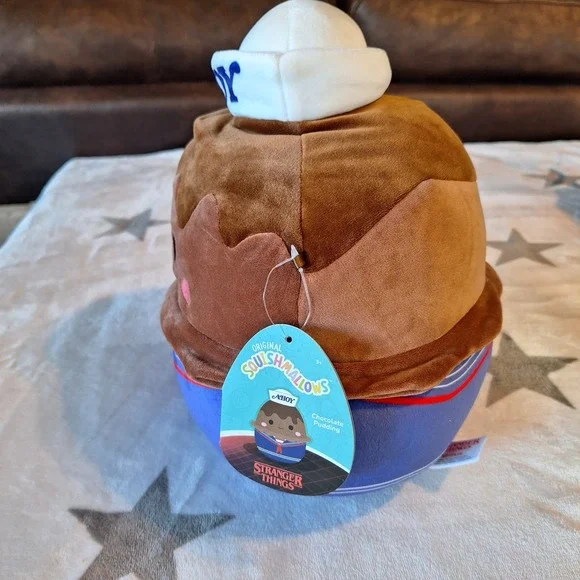Squishmallows 10" Stranger Things Ahoy Chocolate Pudding Netflix Series - Picture 10 of 10